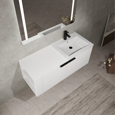 48"Bathroom Vanity Sink Combo for big Space,Modern Bathroom Cabinet Cabinet combination,Bathroom Sink Cabinet Set,white