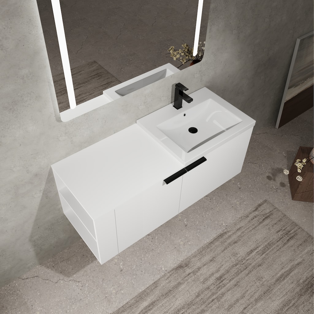 48 "Bathroom Vanity Sink Combo for big Space,Modern Bathroom Cabinet Cabinet combination, Bathroom Sink Cabinet Set