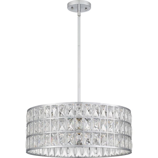 slide 2 of 6, Gibson Four Light Pendant Polished Chrome