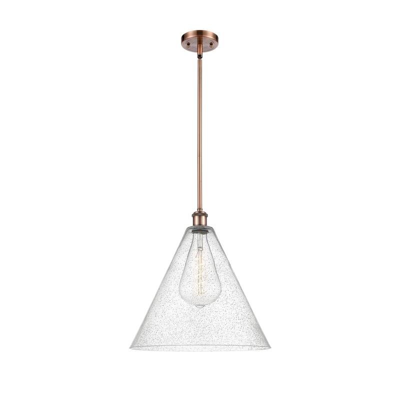 Innovations Lighting Berkshire 1 Light 16" Pendant - Antique Copper/Seedy