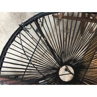 Sarcelles Modern Wicker Patio Chairs by Corvus (Set of 2)