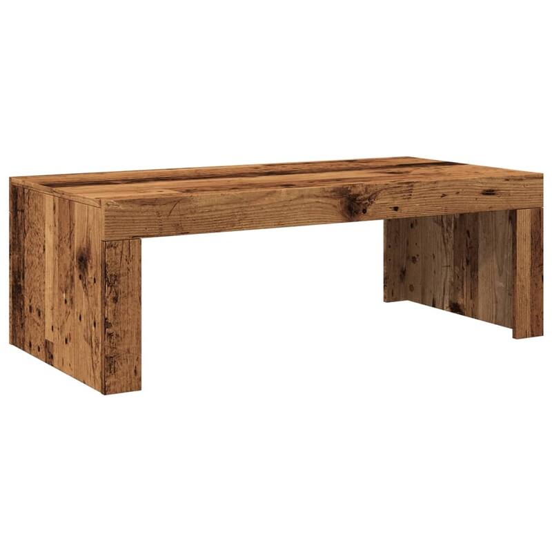 vidaXL Coffee Table Old wood Engineered wood 40.2 x 19.7 x 13.8 in - 19.7 x 40.2 x 13.8 in