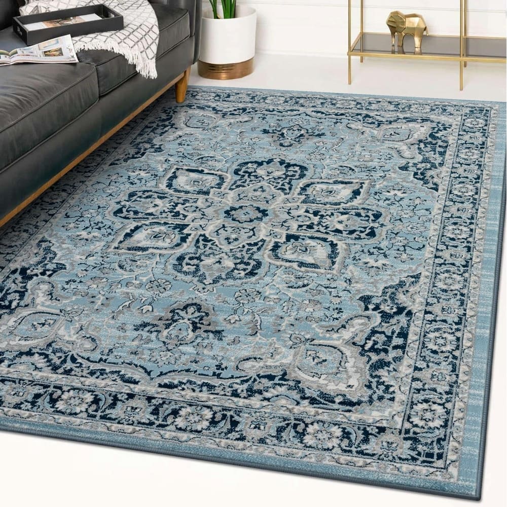 Luxe Weavers Oriental Medallion Floral Area Rug