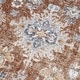 preview thumbnail 13 of 14, Hauteloom Ezio Hallway, Kitchen Machine Washable Runner Rug - Rust, Mustard, Off White - 2'7" x 7'3"