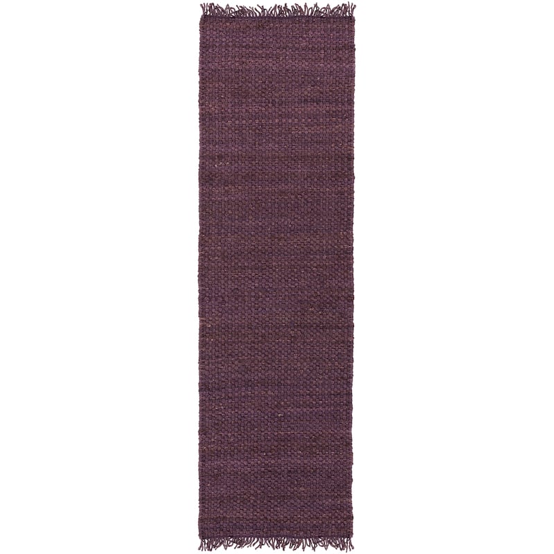 Handwoven Utah Solid Jute Rug (2'3 x 8')