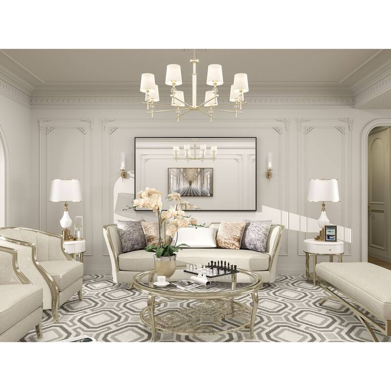 Aluminum Alloy Framed French Cleat Mounted Tempered Glass Wall Vanity Mirror