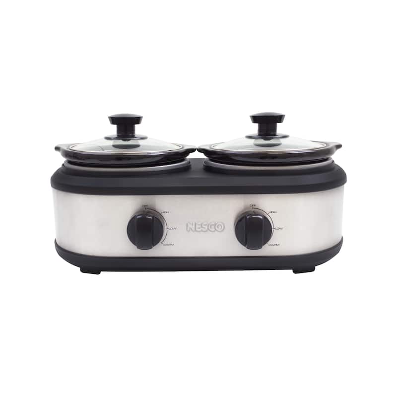 Nesco Dual Serving Stations - Silver