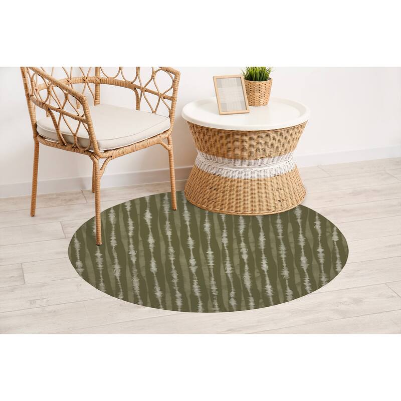 TIEDYE STRIPE OLIVE Kitchen Mat By Kavka Designs Bed Bath & Beyond