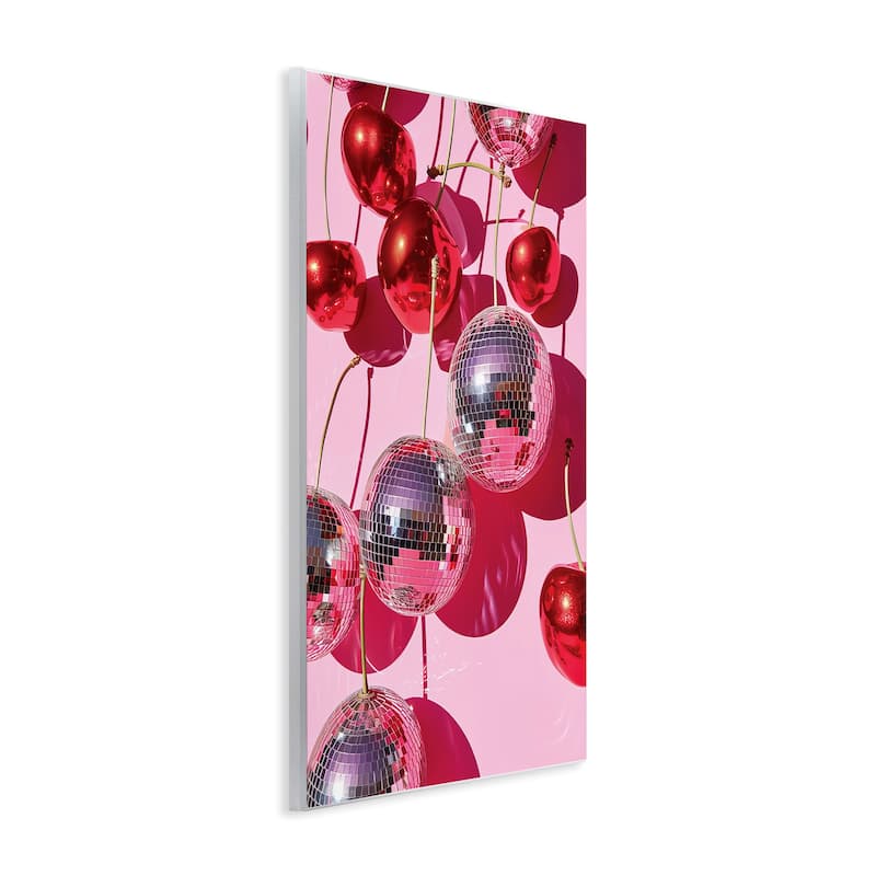 Stupell Cherry Disco Fruits Wall Plaque Art Design By LSR Design Studio
