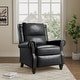 preview thumbnail 6 of 80, Manual Glider Pushback Recliner Chairs with Nailhead Trim Black