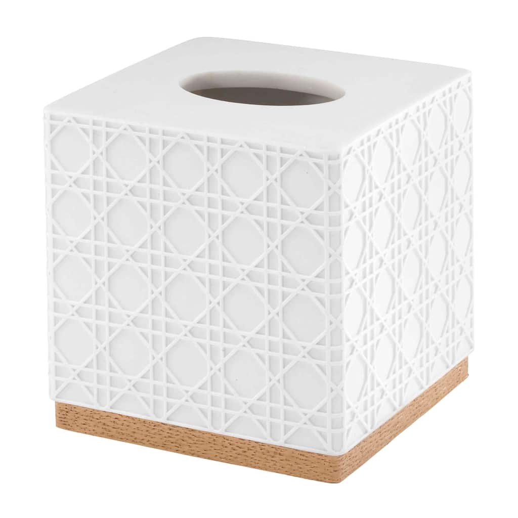 Nicole Miller Lena Tissue Cover - White