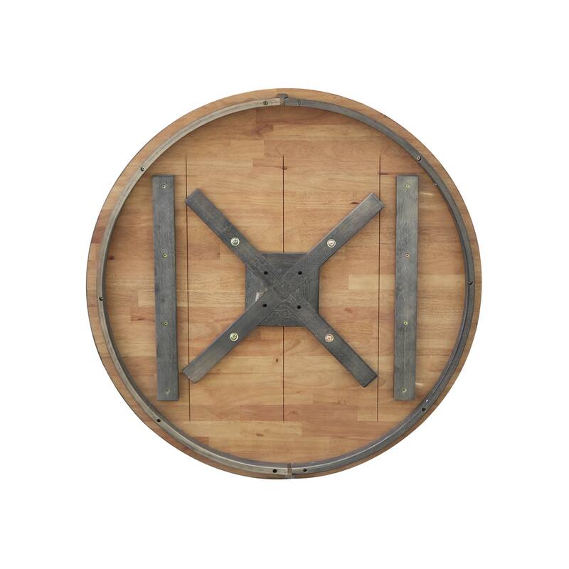 International Concepts Solid Wood 36" Round Pedestal Dining Table