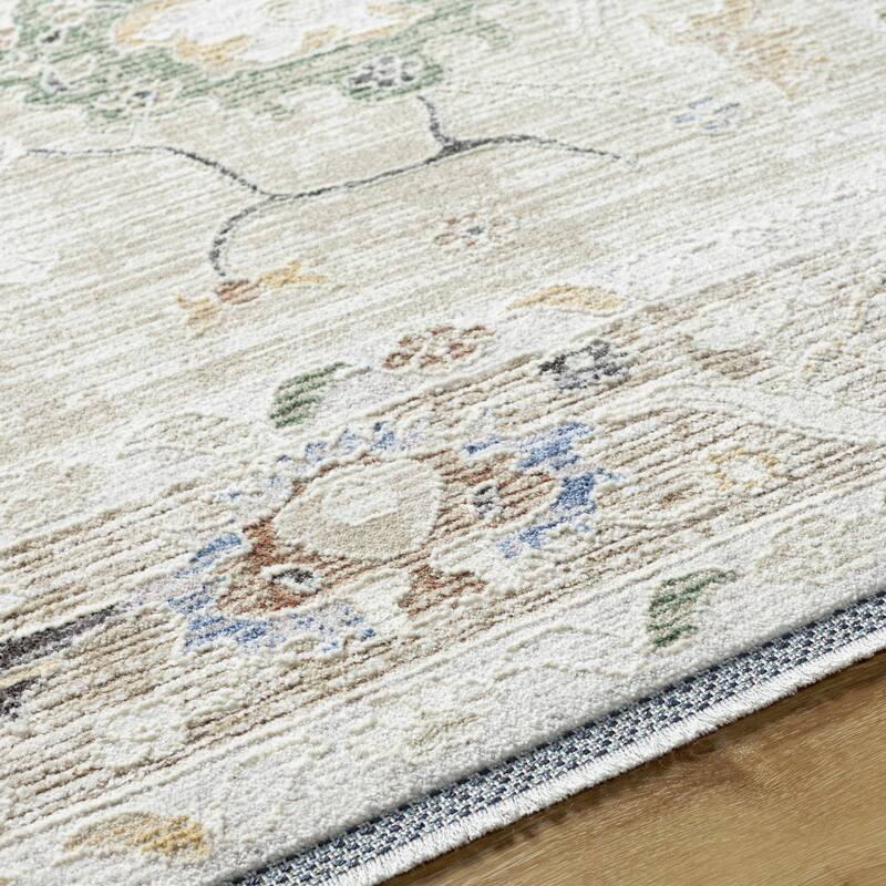 Livabliss Rivaldo Traditional Damask Area Rug