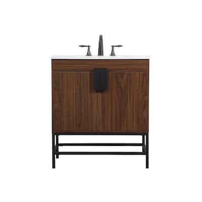 Elegant Lighting VF48830M Eugene 30" Free Standing Single Basin Vanity