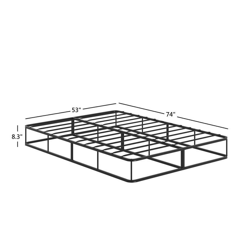 Cleveland Black Metal Platform Bed Frame by iNSPIRE Q Classic