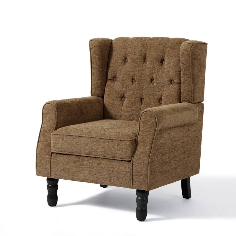 Modern Classic Button Tufted Accent Chair Upholstered Armchair