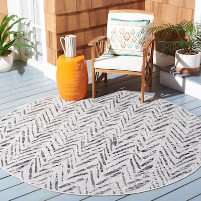 SAFAVIEH Courtyard Orlagh Indoor/ Outdoor Waterproof Patio Backyard Rug