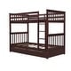 preview thumbnail 10 of 15, Modren Twin over Twin Bunk Bed With Ladders and Two Storage Drawers for Bedroom