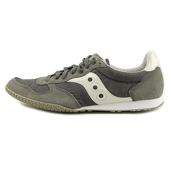 Men Round Toe Synthetic Gray Sneakers 
