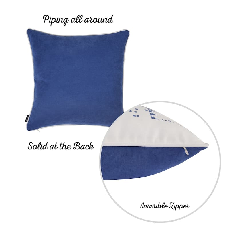 Christmas Night Decorative Single Throw Pillow Square