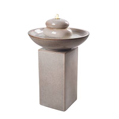 Colton Ivory 29 Inch Height Floor Fountain - 20" x 29"