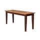 preview thumbnail 17 of 34, Shaker Style Bench - 39" x 14" - 39" x 14" Cinnamon/Espresso