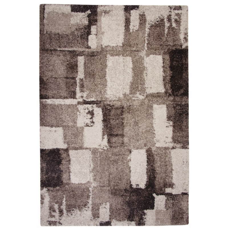 Chocolate/Ivory/Tan Area Rug 8x10 - 8' x 10' - Chocolate