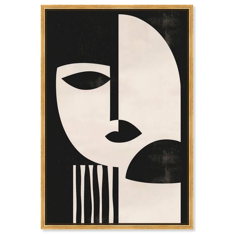 The Mask III Canvas by Art Remedy - Gold - 20" x 30"