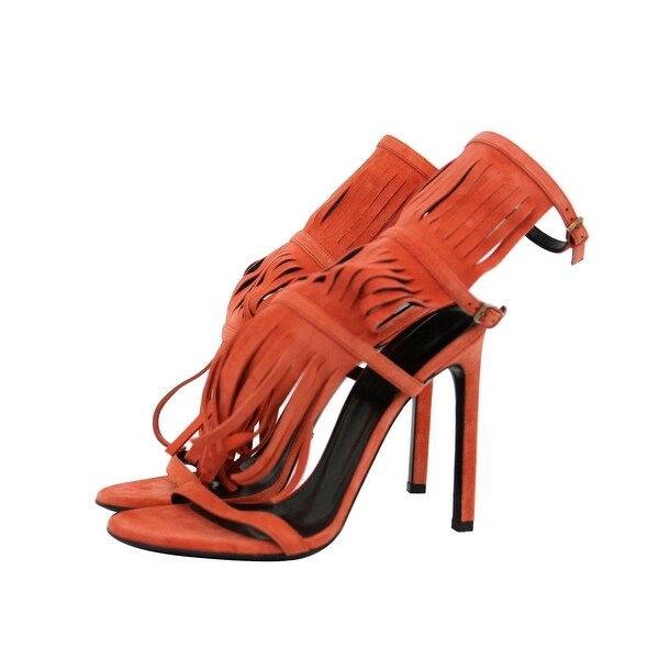 orange gucci sandals