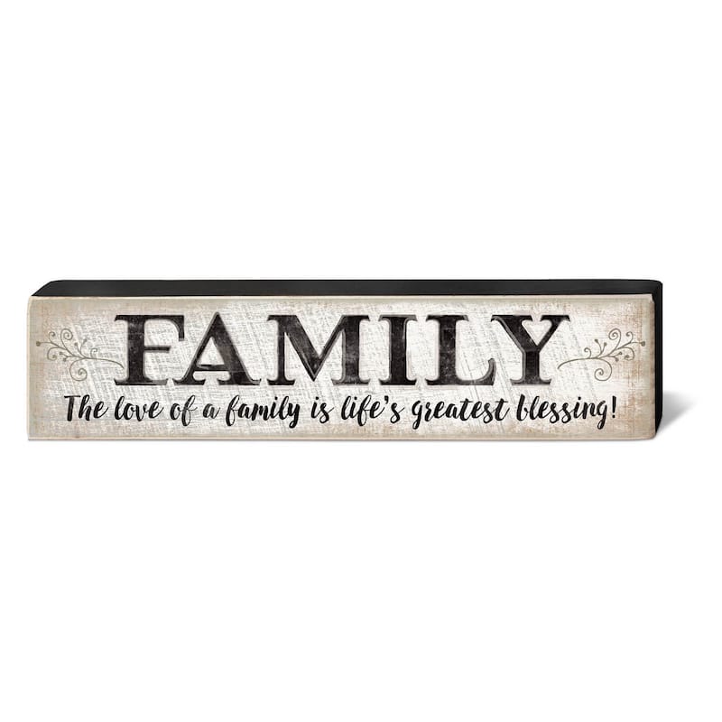 Rustic Wisdom 12" x 2.5" - Family