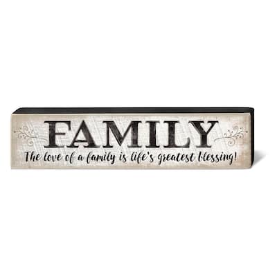 Rustic Wisdom 12" x 2.5" - Family