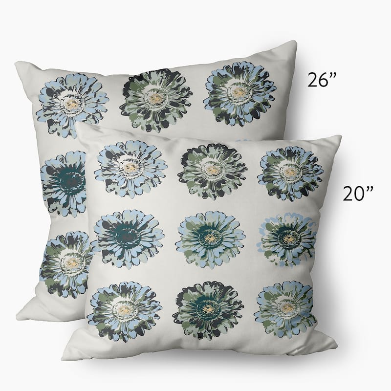 Gypsy Floral Decorative Throw Pillow
