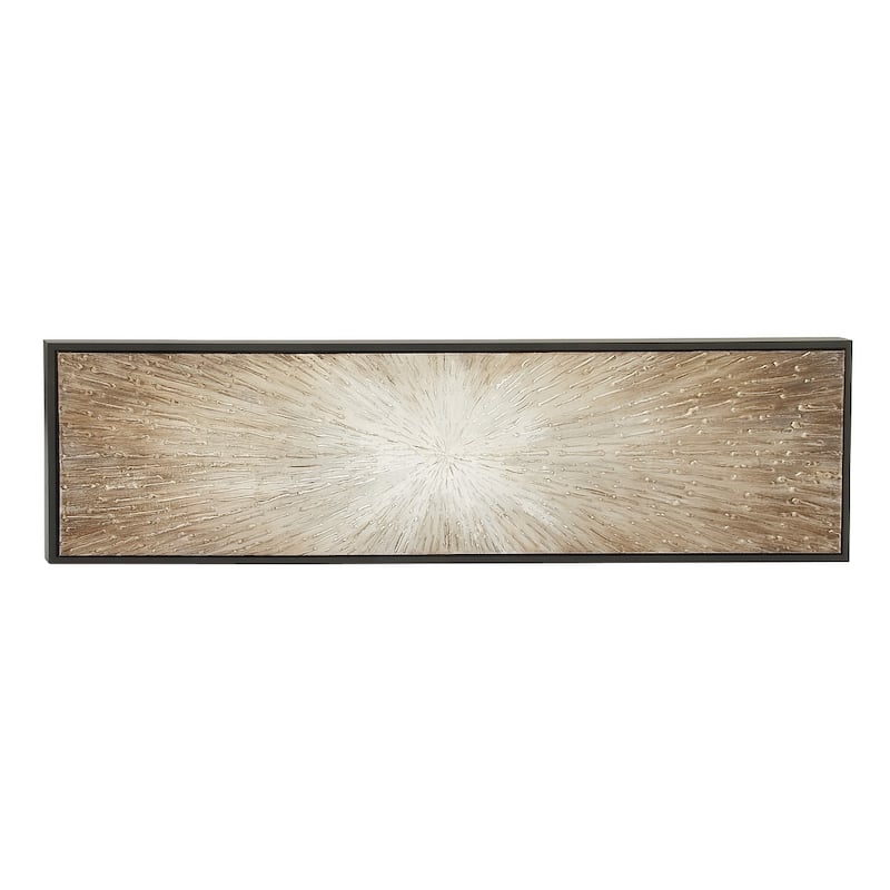 Canvas Radial Starburst Framed Wall Art