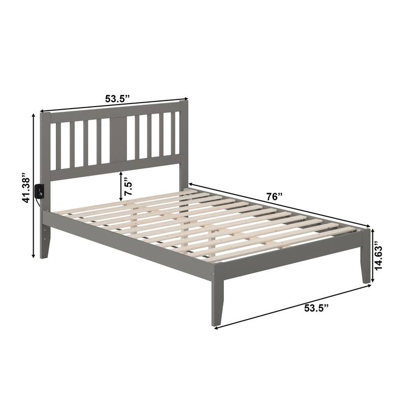 Tahoe Platform Bed with USB Charging Station