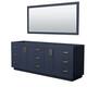 Option Dark Blue, Brushed Gold Trim, No Top