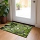 preview thumbnail 39 of 135, Machine Washable Indoor/ Outdoor Modern Floral Chantille Rug
