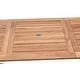 preview thumbnail 6 of 14, 9pc Solid Teak Outdoor Patio Dining Set - 9 Piece