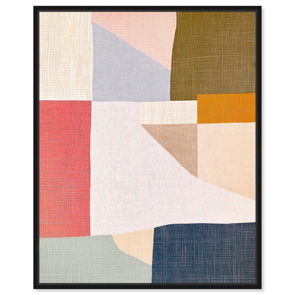 Planar Patchwork II Canvas by Art Remedy