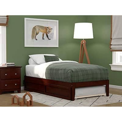 Twin Bed Frame with Trundle & Turbo Charger