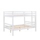 preview thumbnail 41 of 40, Full over Full Wooden Bunk Bed, High Guardrail,Ladder, No Box Spring