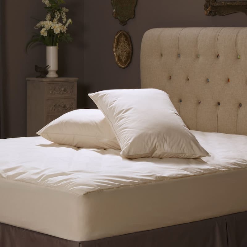 AllerEase Cotton Top Allergy Protection Pillow - White
