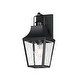 preview thumbnail 1 of 2, Maxim 30362 Storybook 18" Tall Outdoor Wall Sconce Black