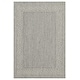 preview thumbnail 3 of 2, Jute Rug Contemporary Rug Oriental Rug Silver - 5'3'' x 7' - Rectangle