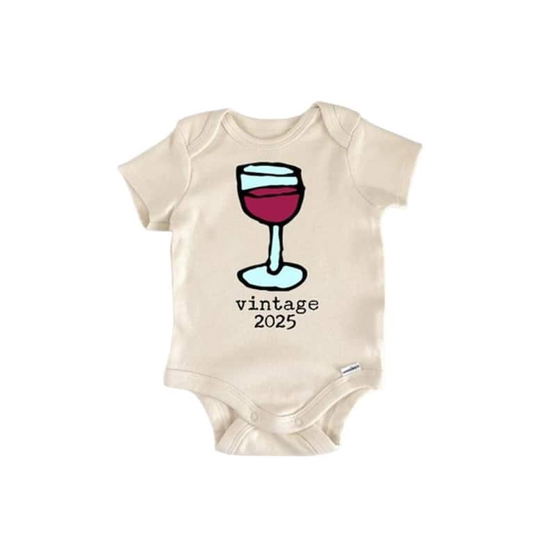 Grape Vineyard Wine - Baby Boy Girl Clothes Infant Bodysuit Funny Cute Newborn