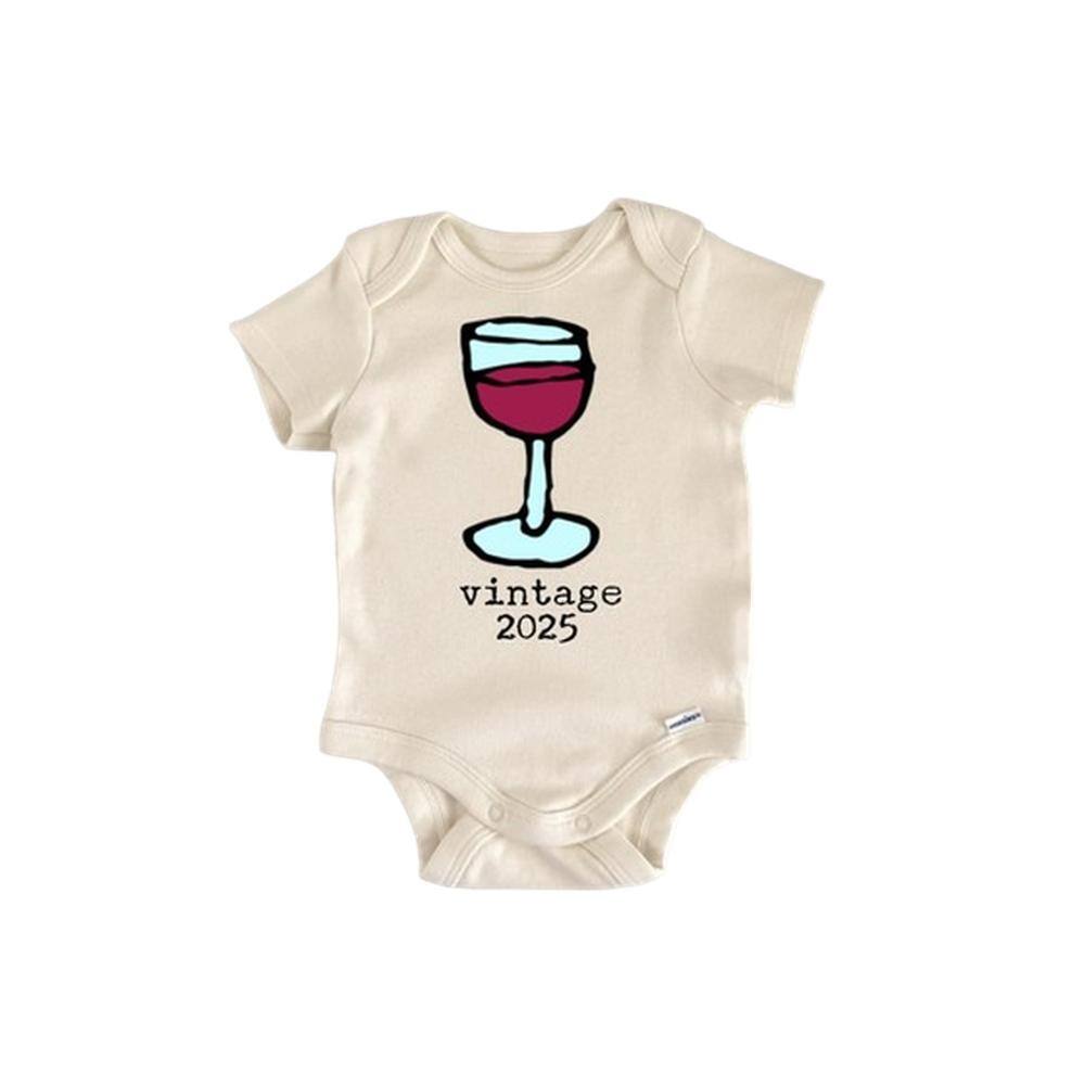 Grape Vineyard Wine - Baby Boy Girl Clothes Infant Bodysuit Funny Cute Newborn
