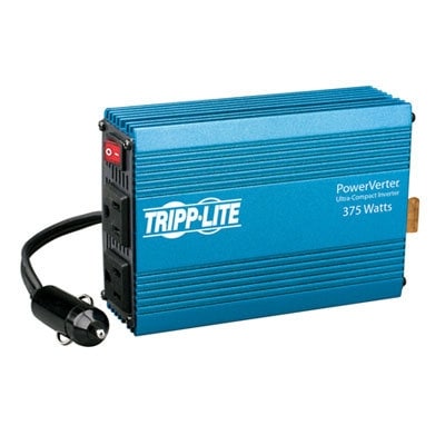 Tripp Lite Powerverter 375W Inverter, 12V Dc Input/120V Ac Output, 2 Outlets