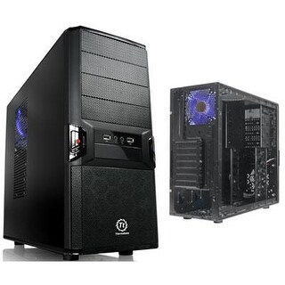Shop Thermaltake V3 Black Edition Secc Plastic Atx Mid Tower Computer Case Vl80001w2z Black Overstock 17160375