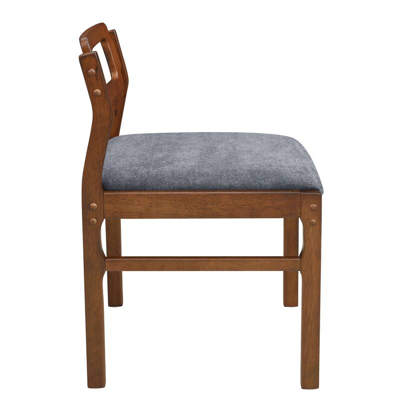 Modern 5-Piece Extendable Wood Square Dining Table Set with Two Drop Leaves