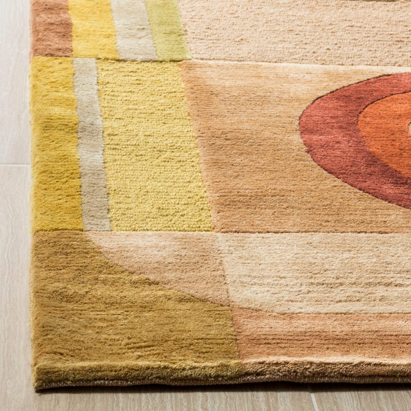 SAFAVIEH Couture Hand-knotted Tibetan Ettina Modern Wool Rug with