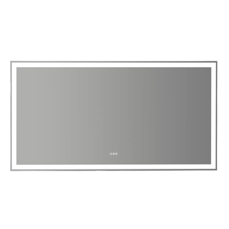 Clihome LED Lighted Bathroom Wall Mounted Mirror